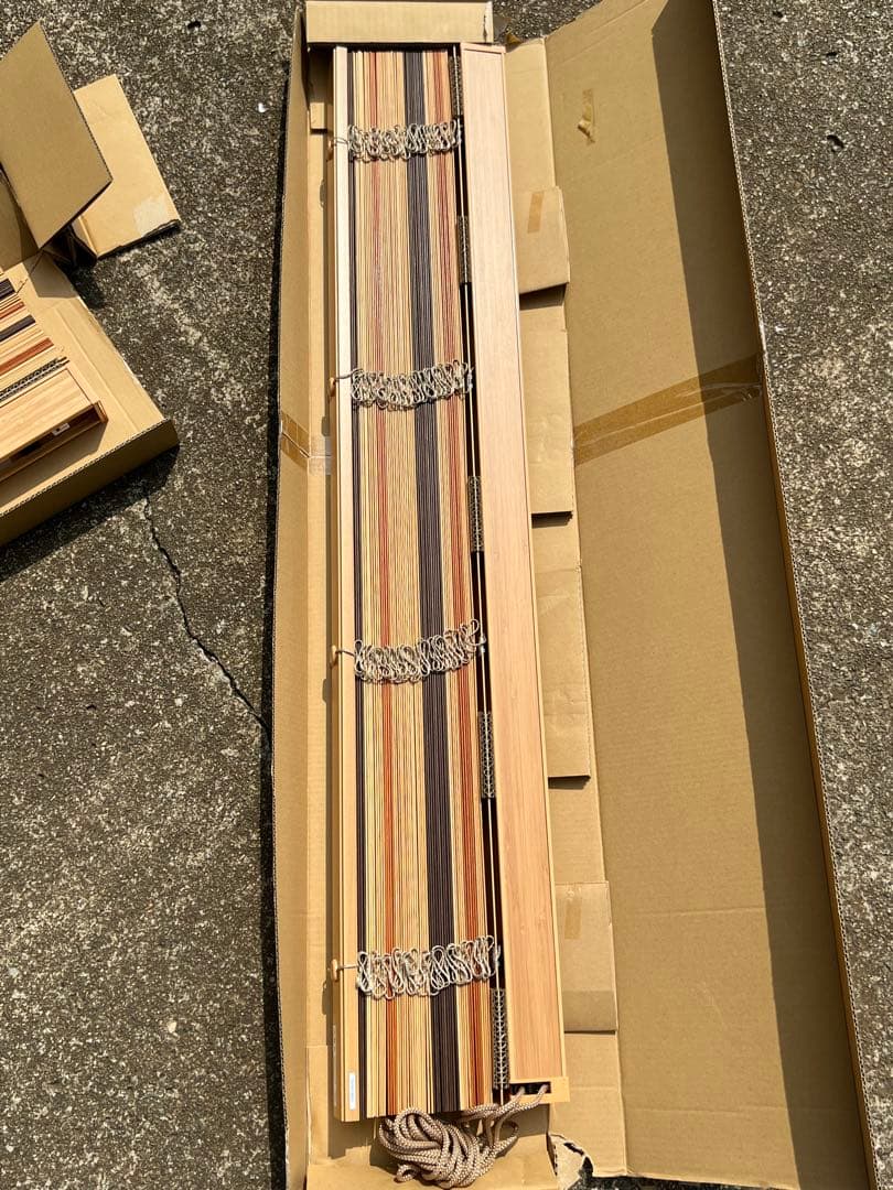 Nichibei ニチベイ クレール50 木製ブラインド2台セット