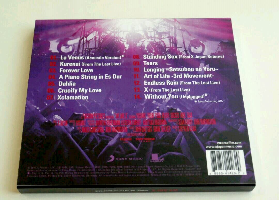 「WE ARE X」サントラ / X JAPAN ウェンブリー版(紫)カード付