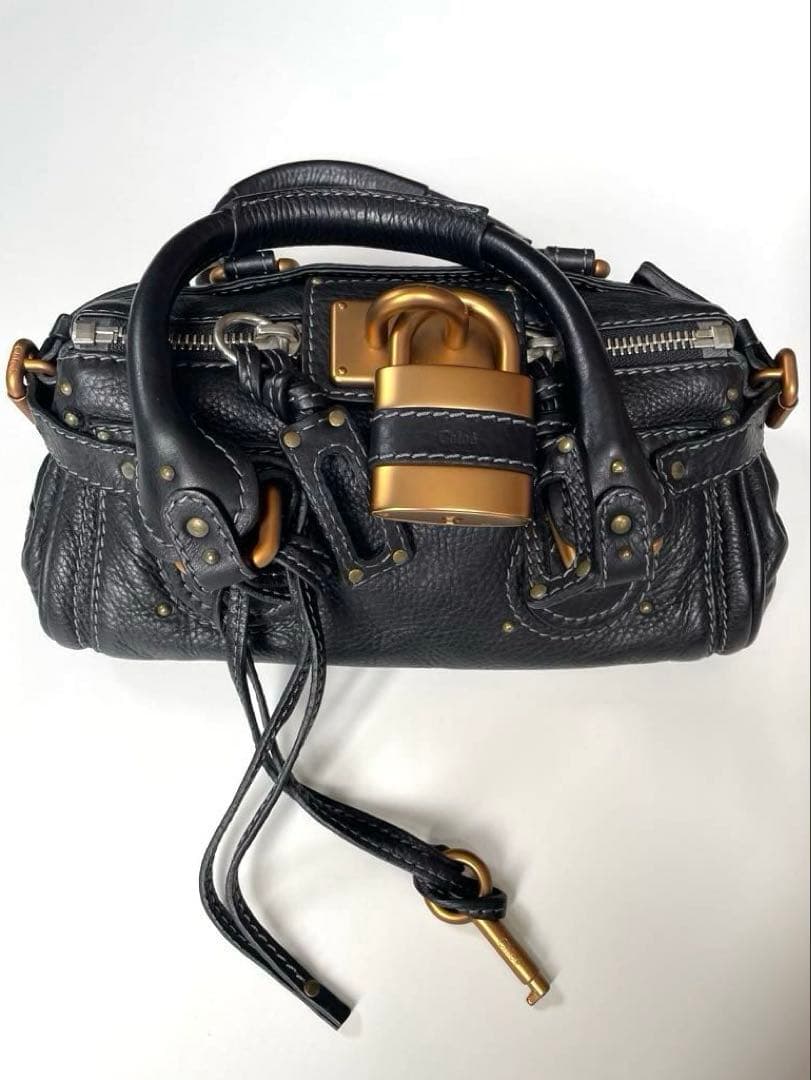 Chloe クロエ パディントン ミニ　ブラック 南京錠 保存袋付き