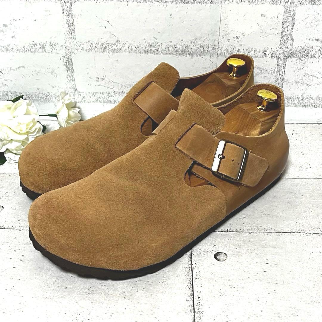 極美品【ビルケンシュトック】LONDON(ロンドン) スエード♡Mink 43