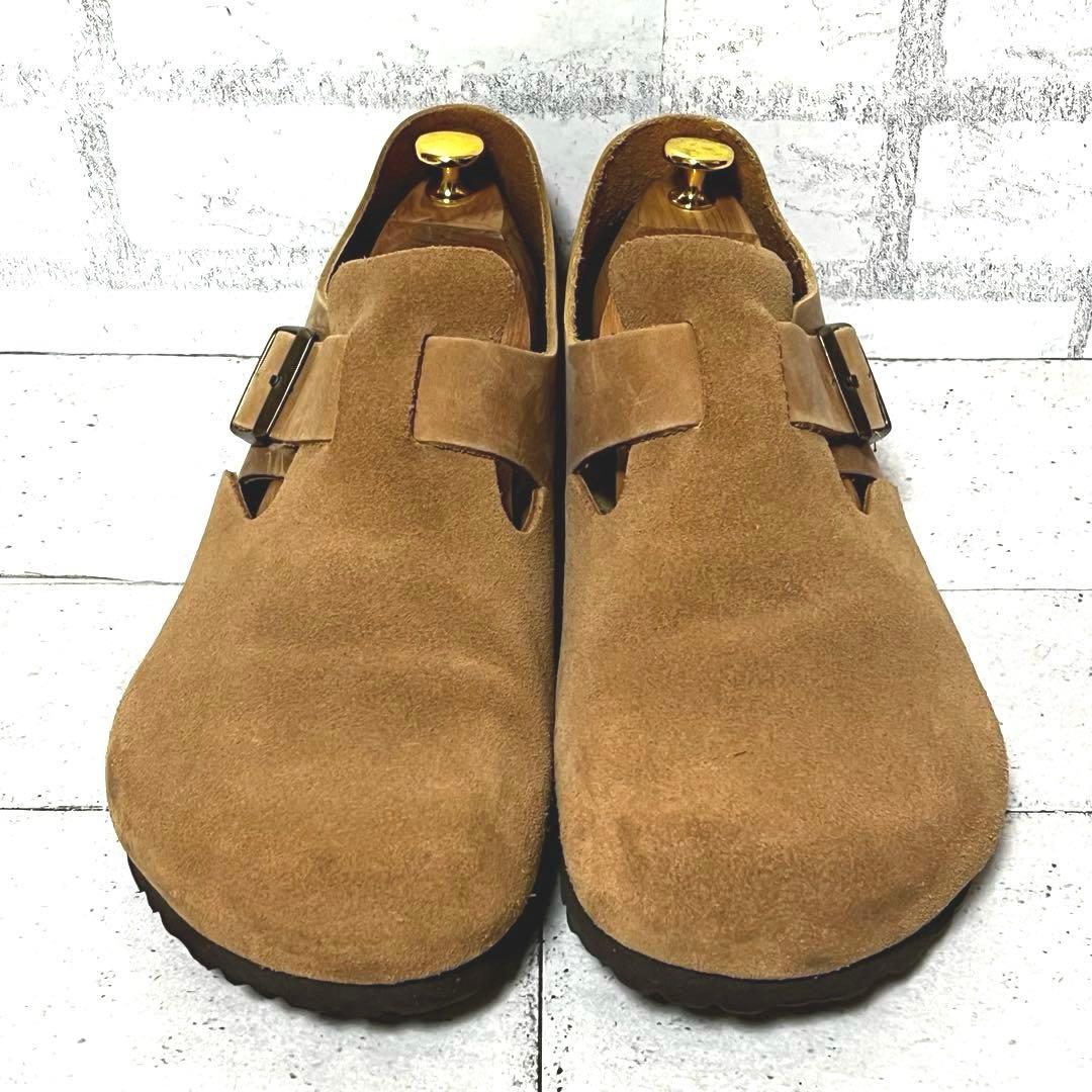 極美品【ビルケンシュトック】LONDON(ロンドン) スエード♡Mink 43