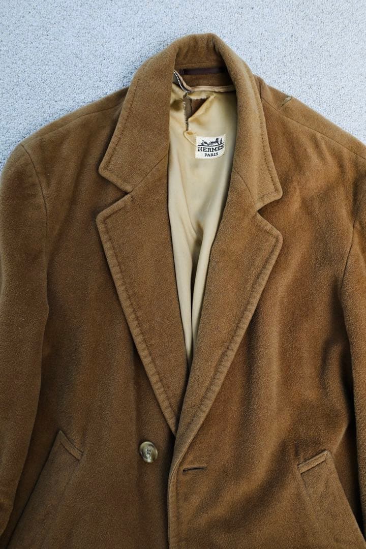 ohabi917 様　HERMES 70s ビンテージ　ロングコート