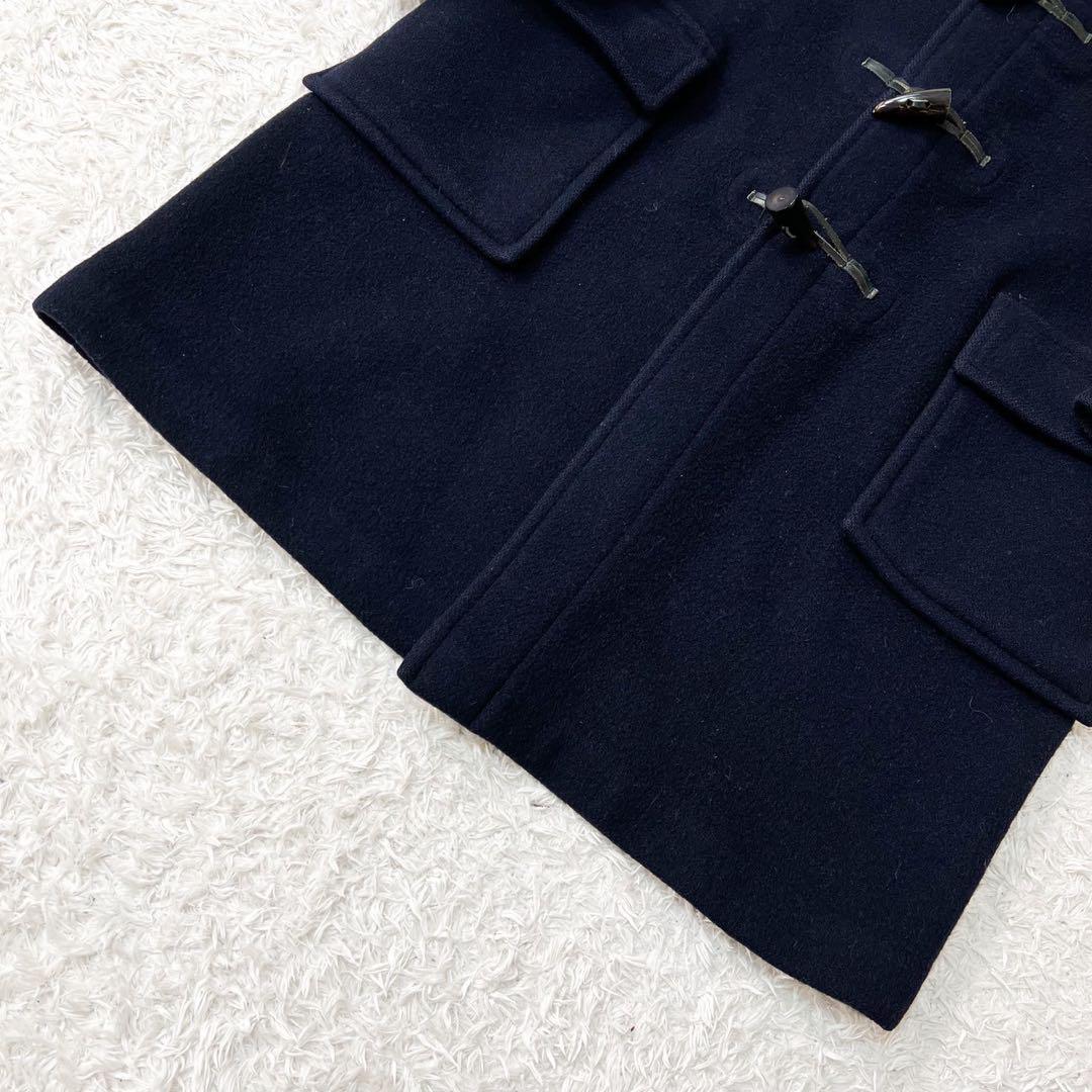 【希少】バーバリー ダッフルコート XLサイズ ノバチェック トグル ウール 紺