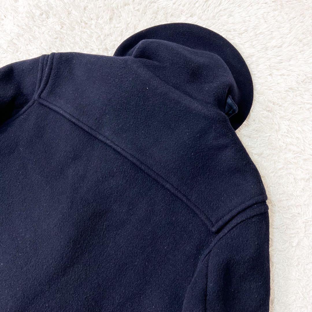 【希少】バーバリー ダッフルコート XLサイズ ノバチェック トグル ウール 紺