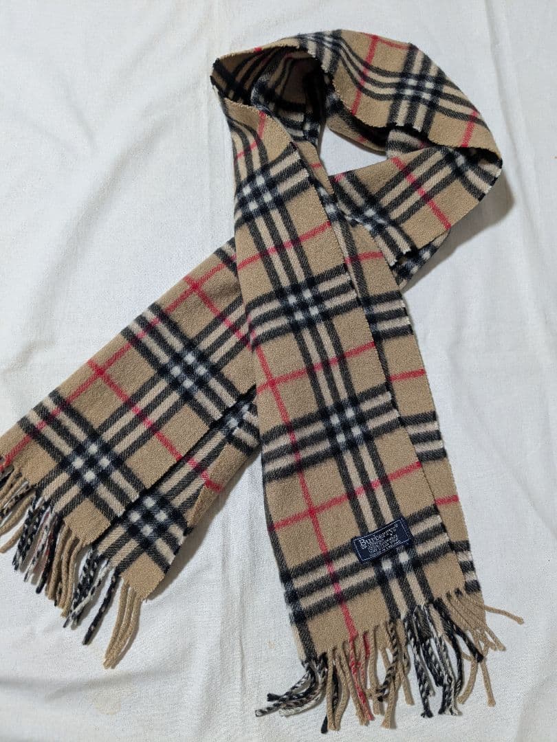 BURBERRY　バーバリー　カシミヤ　マフラー☆ノバチェック