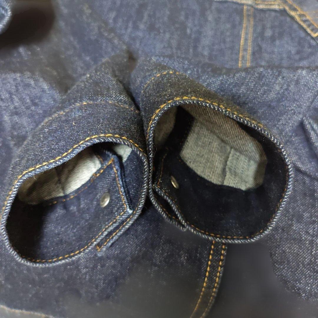 si-si-siダークデニム ボタンフロントジャケット36