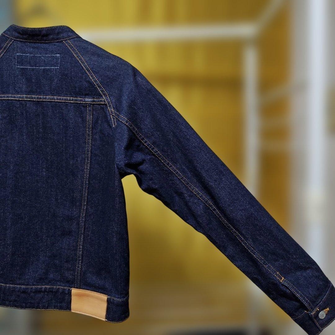 si-si-siダークデニム ボタンフロントジャケット36