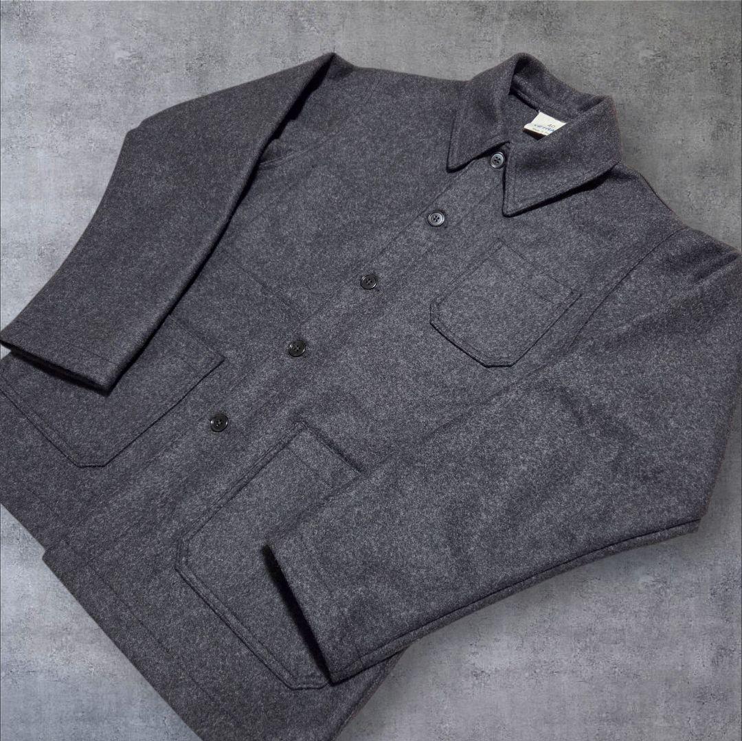 VETRA フランス製 ウールワークジャケット チャコールグレー 40サイズ