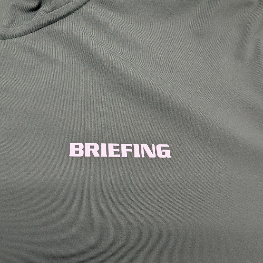 BRIEFING ブリーフィング ハーフジップ オリーブ Mサイズ