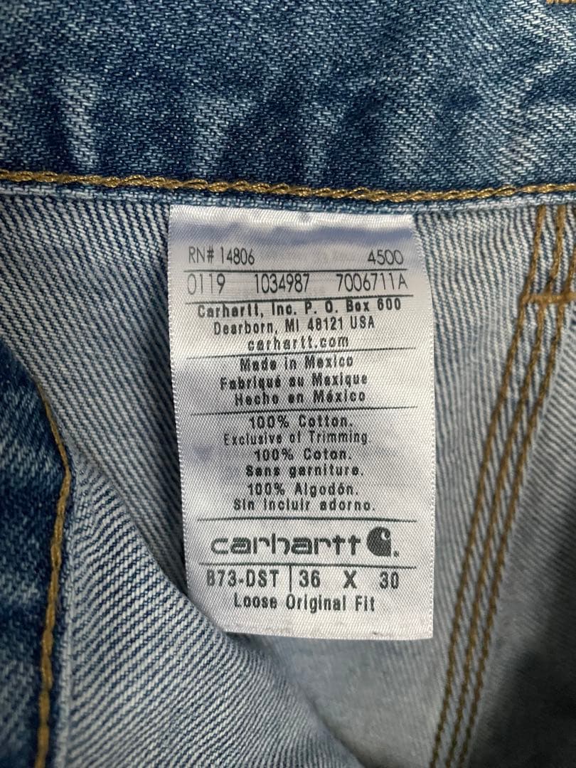 Carhartt カーハート　ダブルニー 36x30 デニム