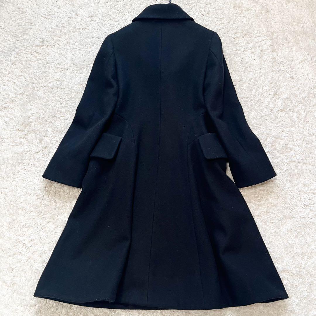 ヴィヴィアンウエストウッド ハートロングコート 変形 オーブボタン 黒