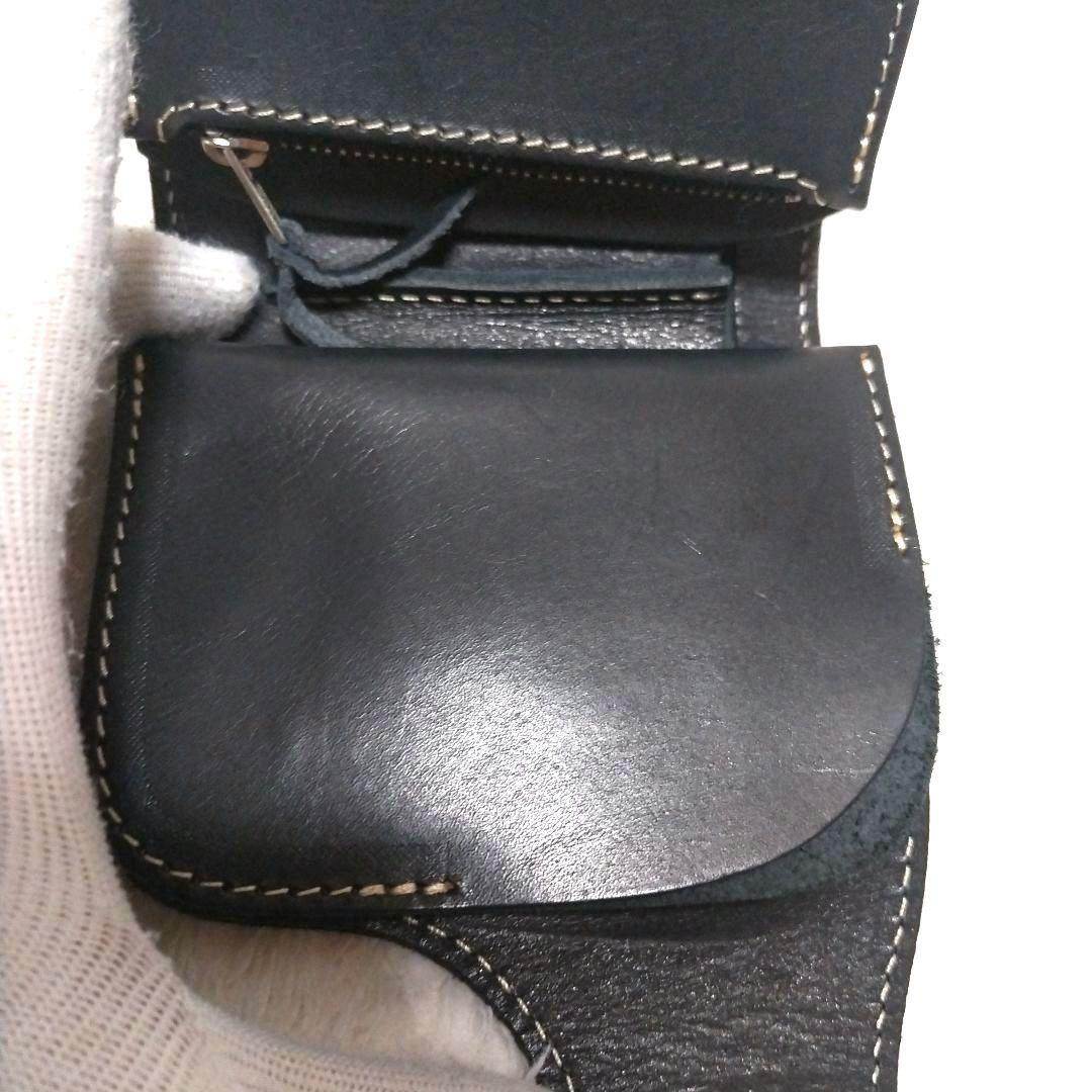 【美品】REDMOON レッドムーン P-01 ミッドライン 本革 二つ折り財布