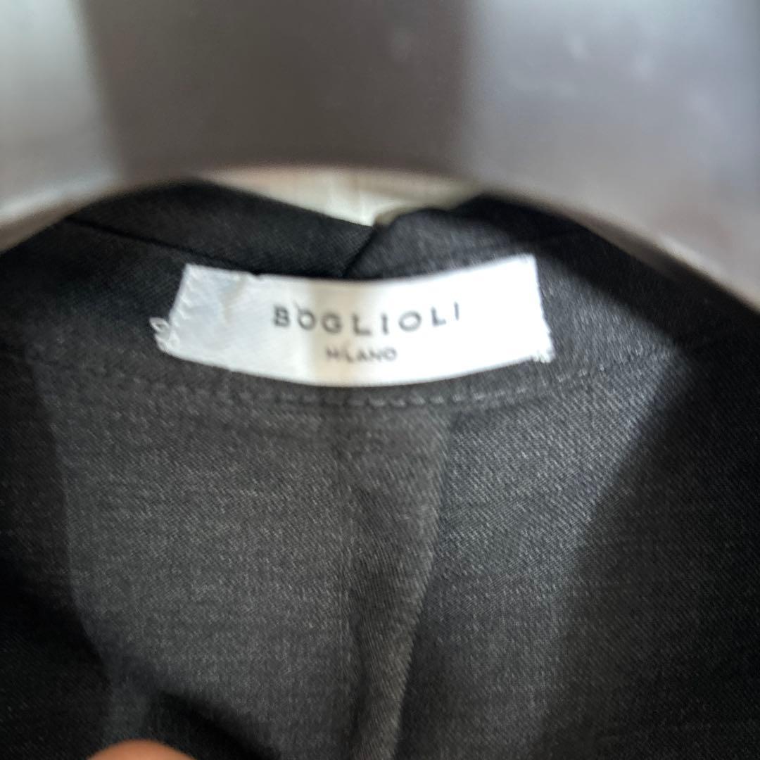 Boglioli ダークグレー シングル　スーツ　48