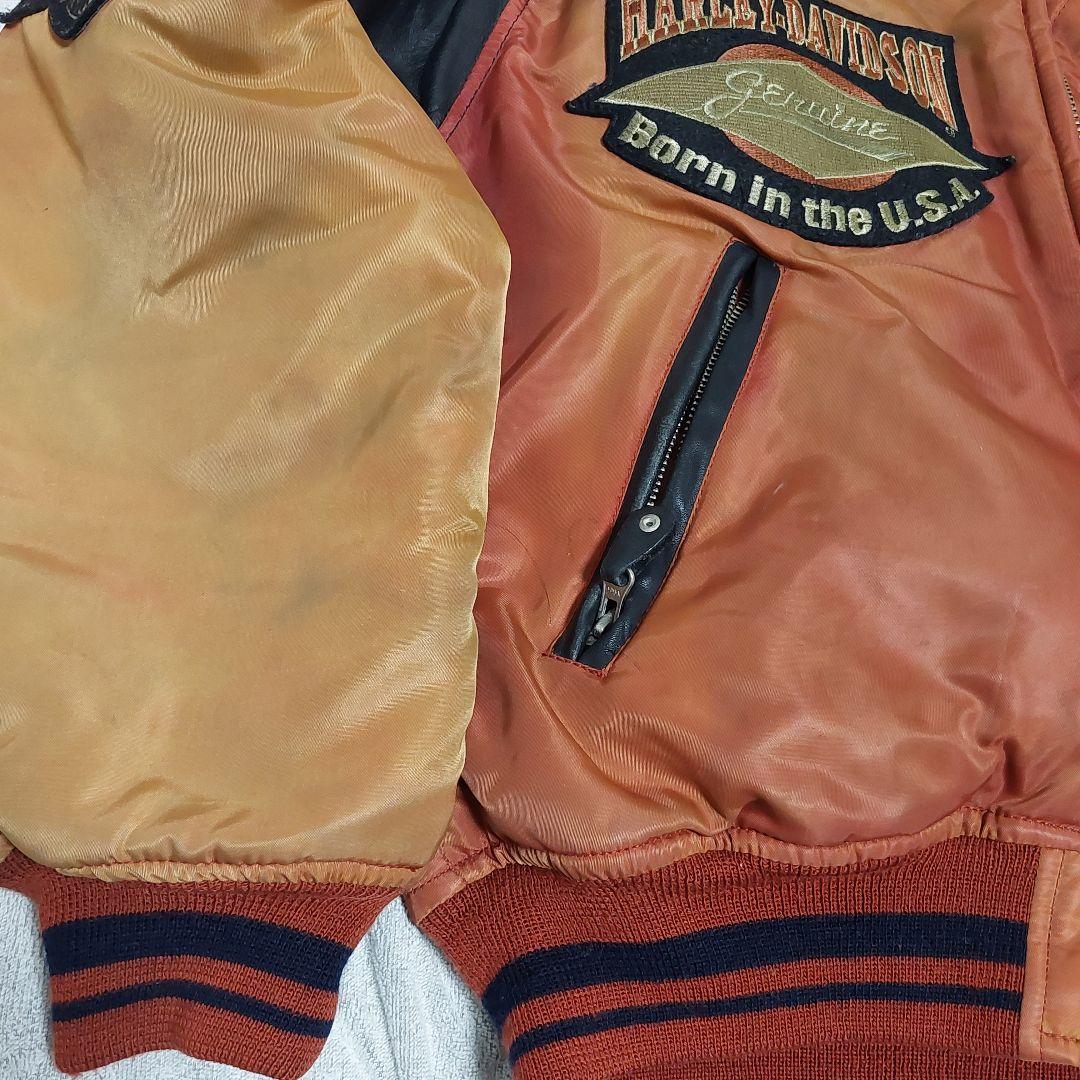 【まーちん】Harley-Davidson MA-1 ジャケット 90s