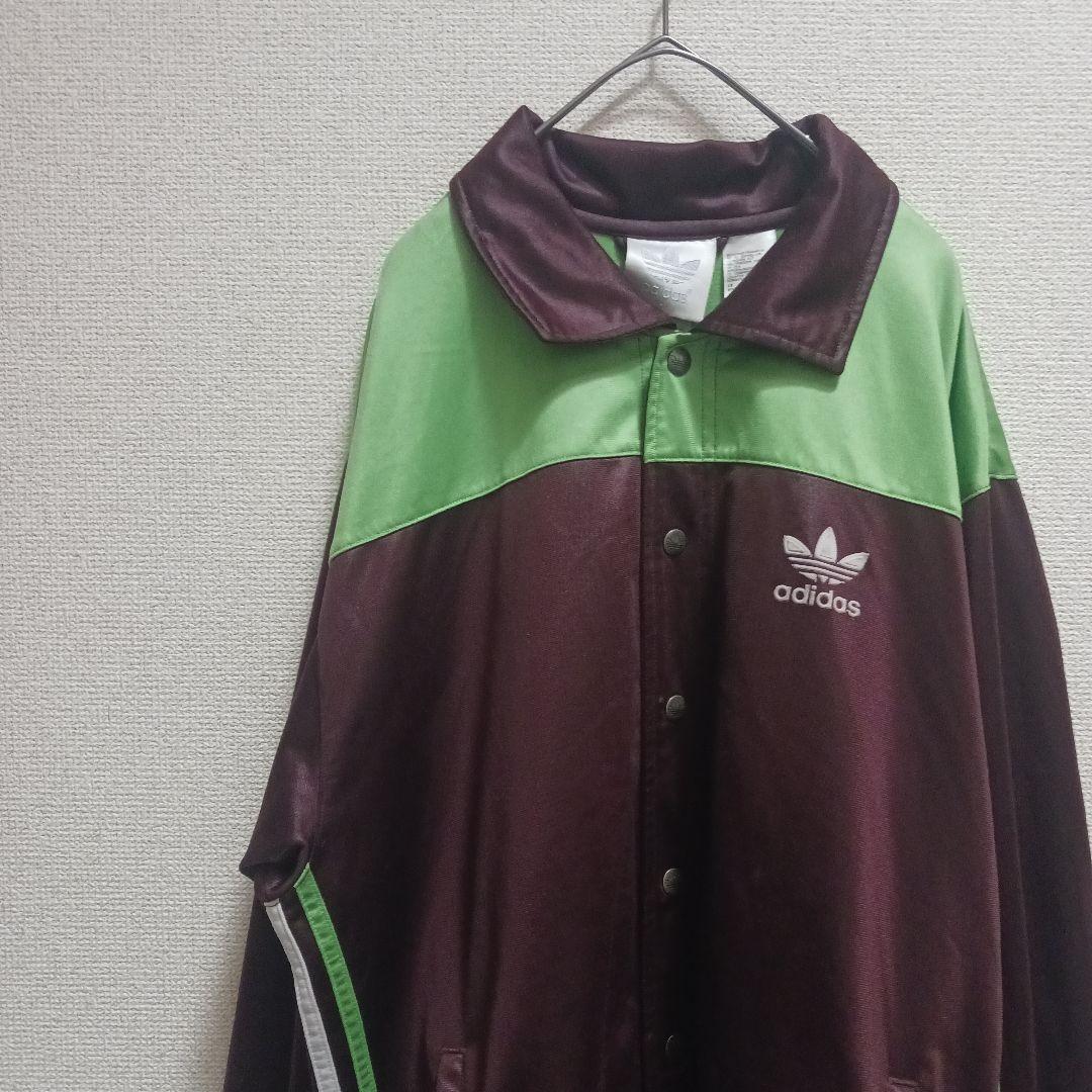【レア品✨】Lサイズ old adidas 90s スナップボタン ジャージ