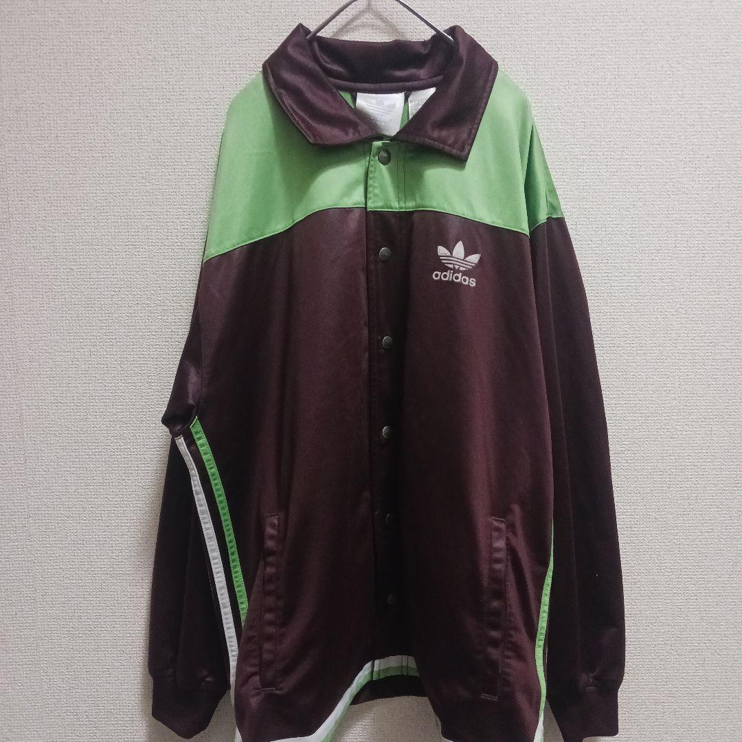 【レア品✨】Lサイズ old adidas 90s スナップボタン ジャージ