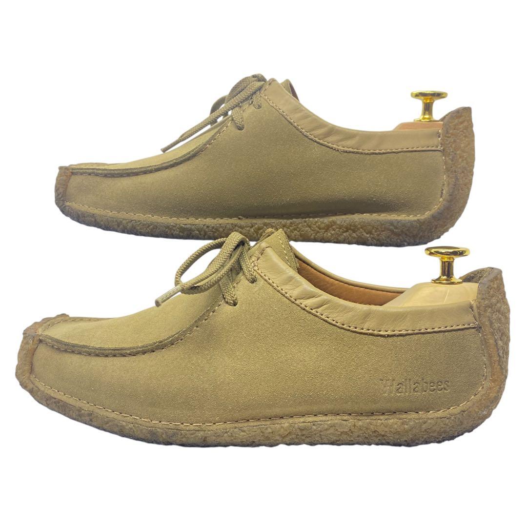 clarks クラークス　26cm ナタリー ワラビー ベージュ モカシン
