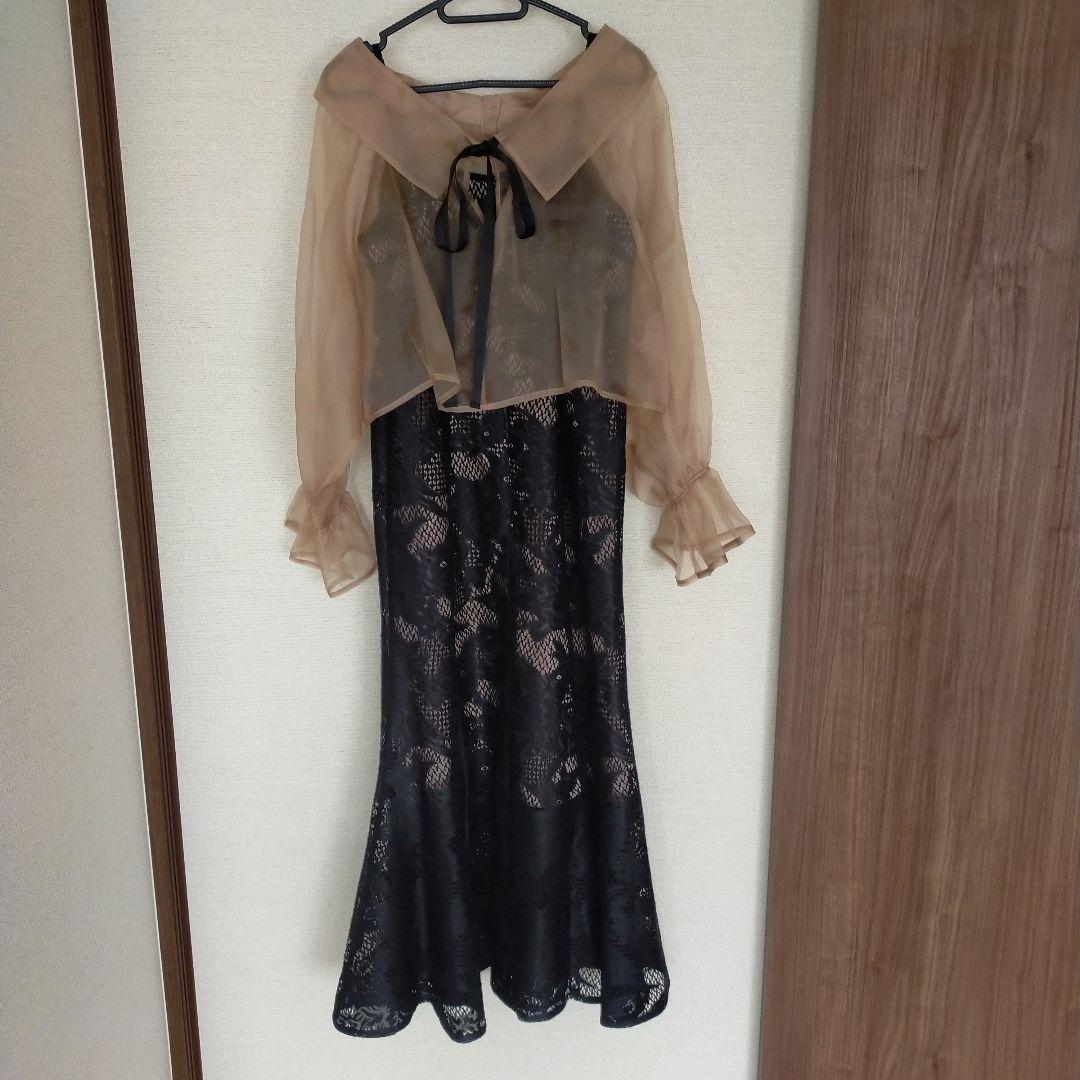 【極美品】エトル シアーブラウス＆マーメイドキャミソール セットドレス