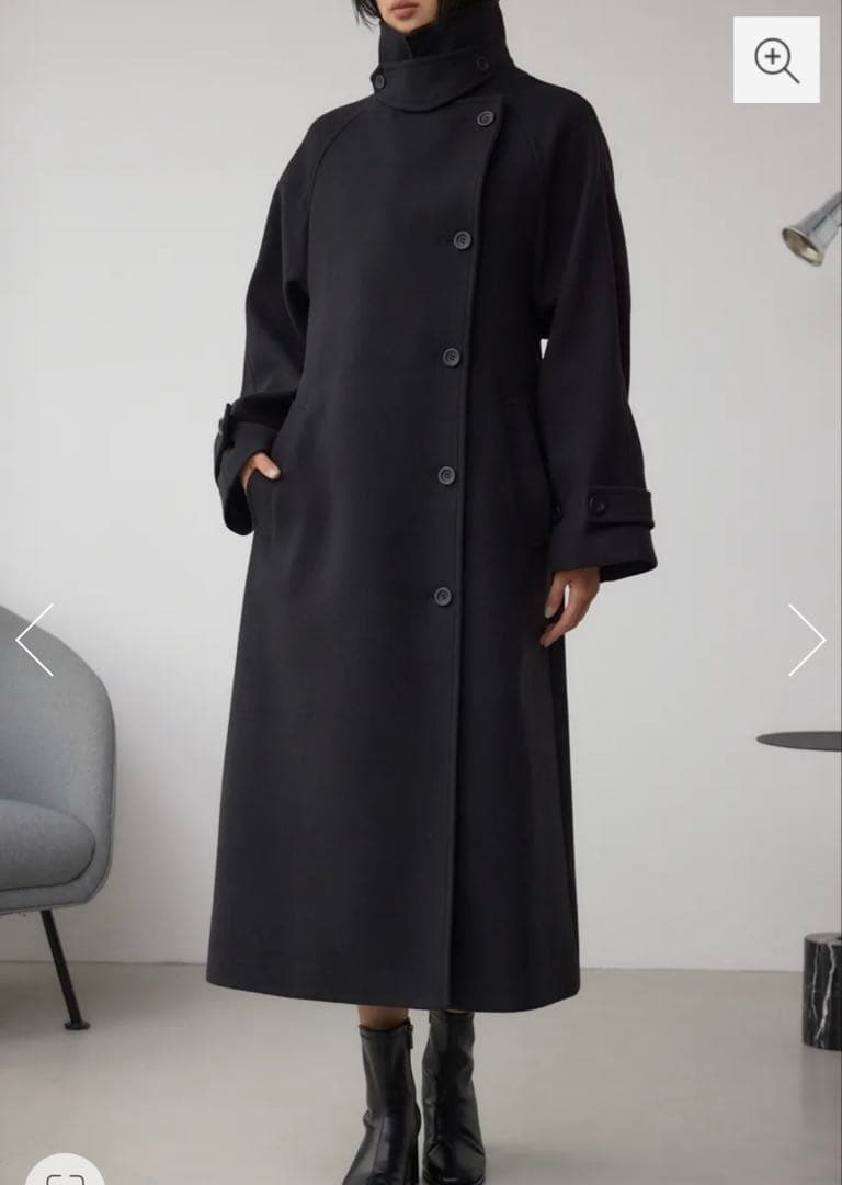 AZUL ロングチェスターコート