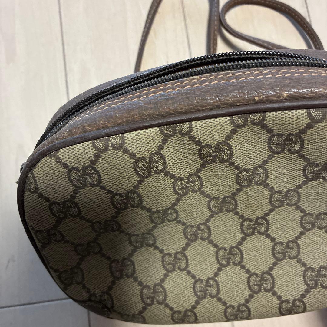 オールドGucci GGパターン ショルダーバッグ