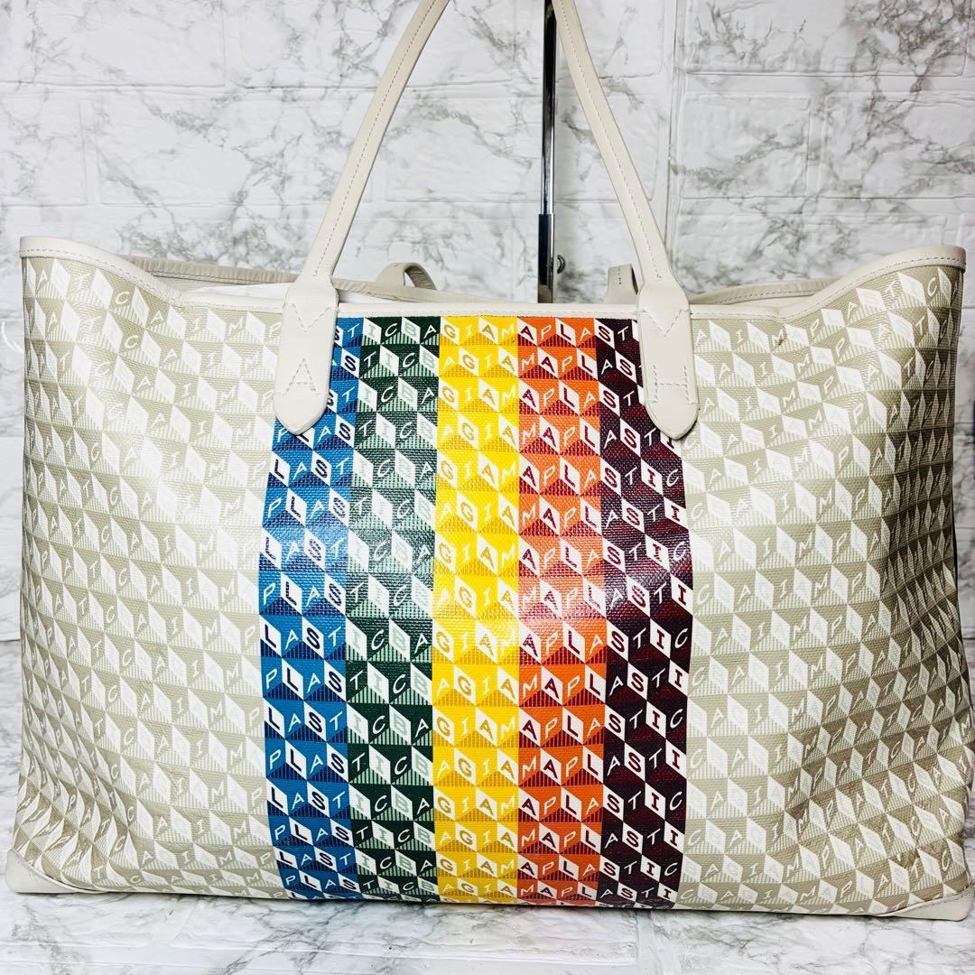 ★アニヤハインドマーチ I AM A PLASTIC BAG トートバッグ肩掛け