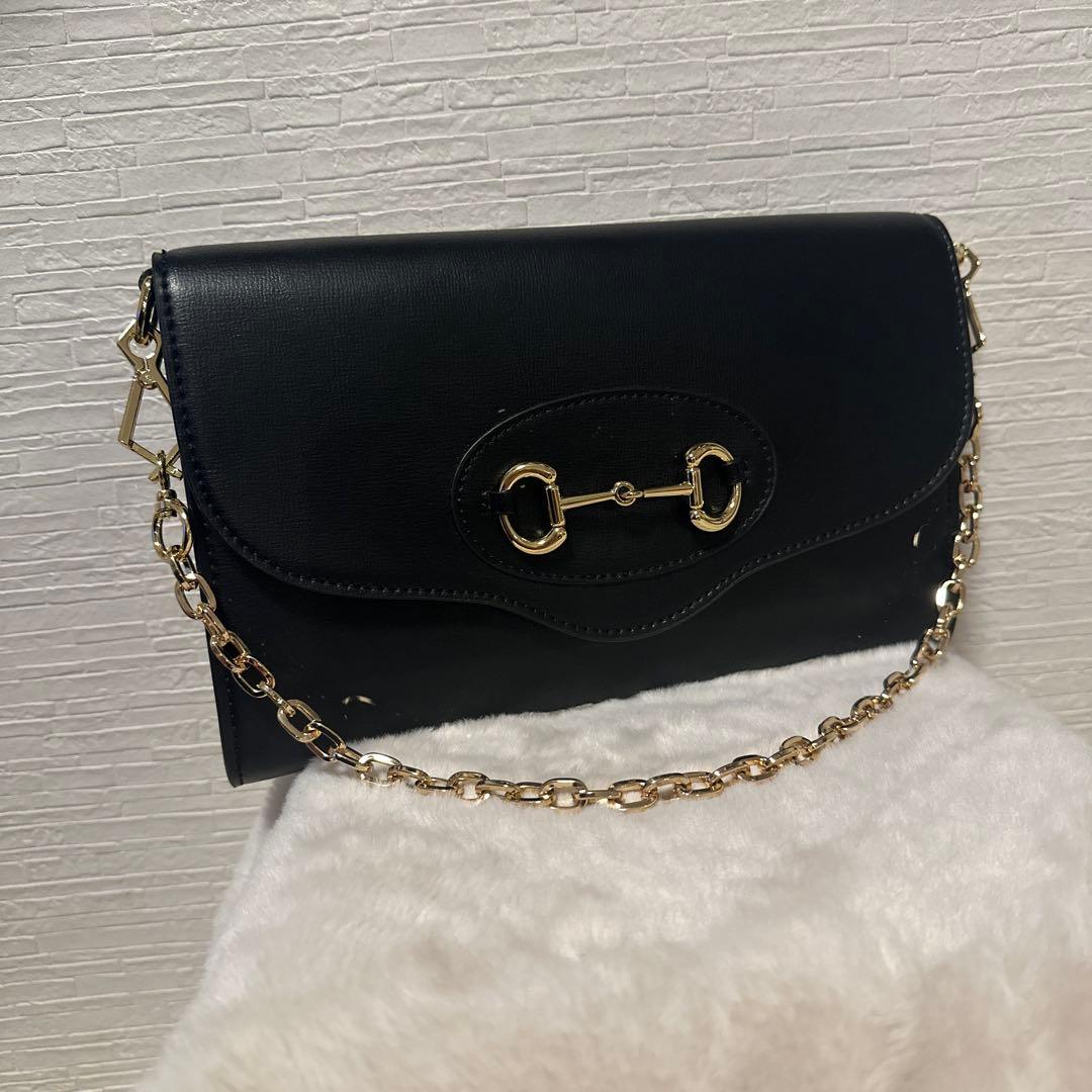 ✨*✨様 gucciブラック クラッチバッグ ゴールド金具