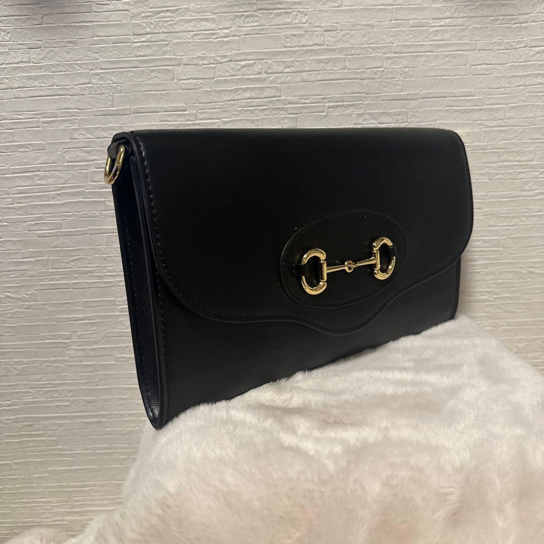 ✨*✨様 gucciブラック クラッチバッグ ゴールド金具