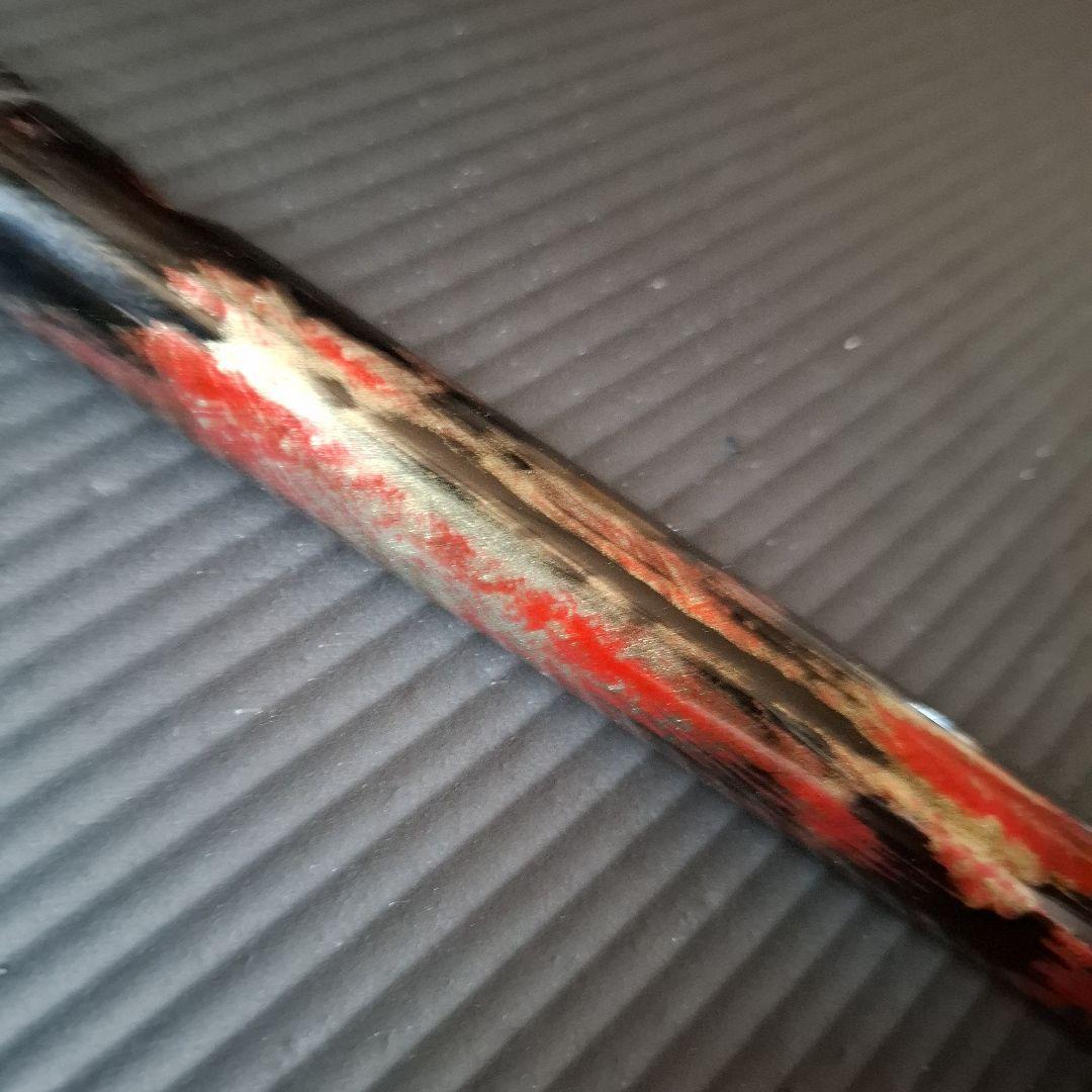 篠笛 古典調　五本調子　７穴 銀/黒/赤　天地籐巻き　鉄管仕様