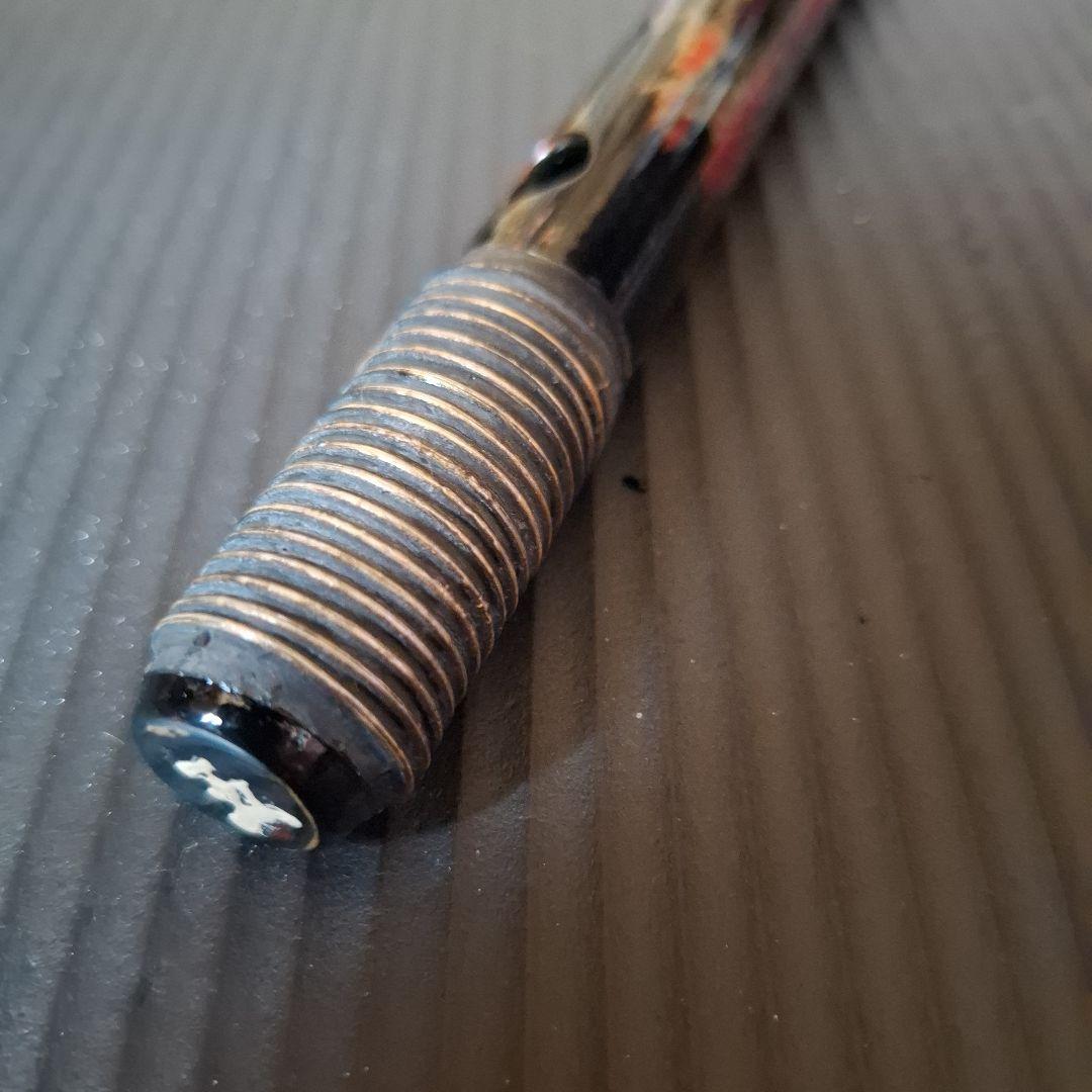 篠笛 古典調　五本調子　７穴 銀/黒/赤　天地籐巻き　鉄管仕様