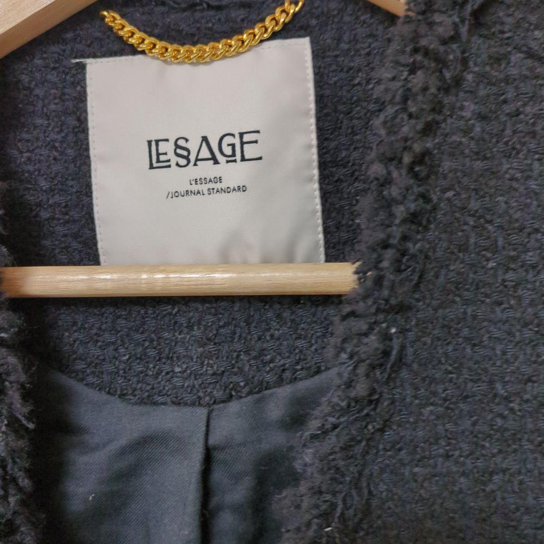 ジャーナルスタンダードレサージュ　ツイードベスト　お直し済み