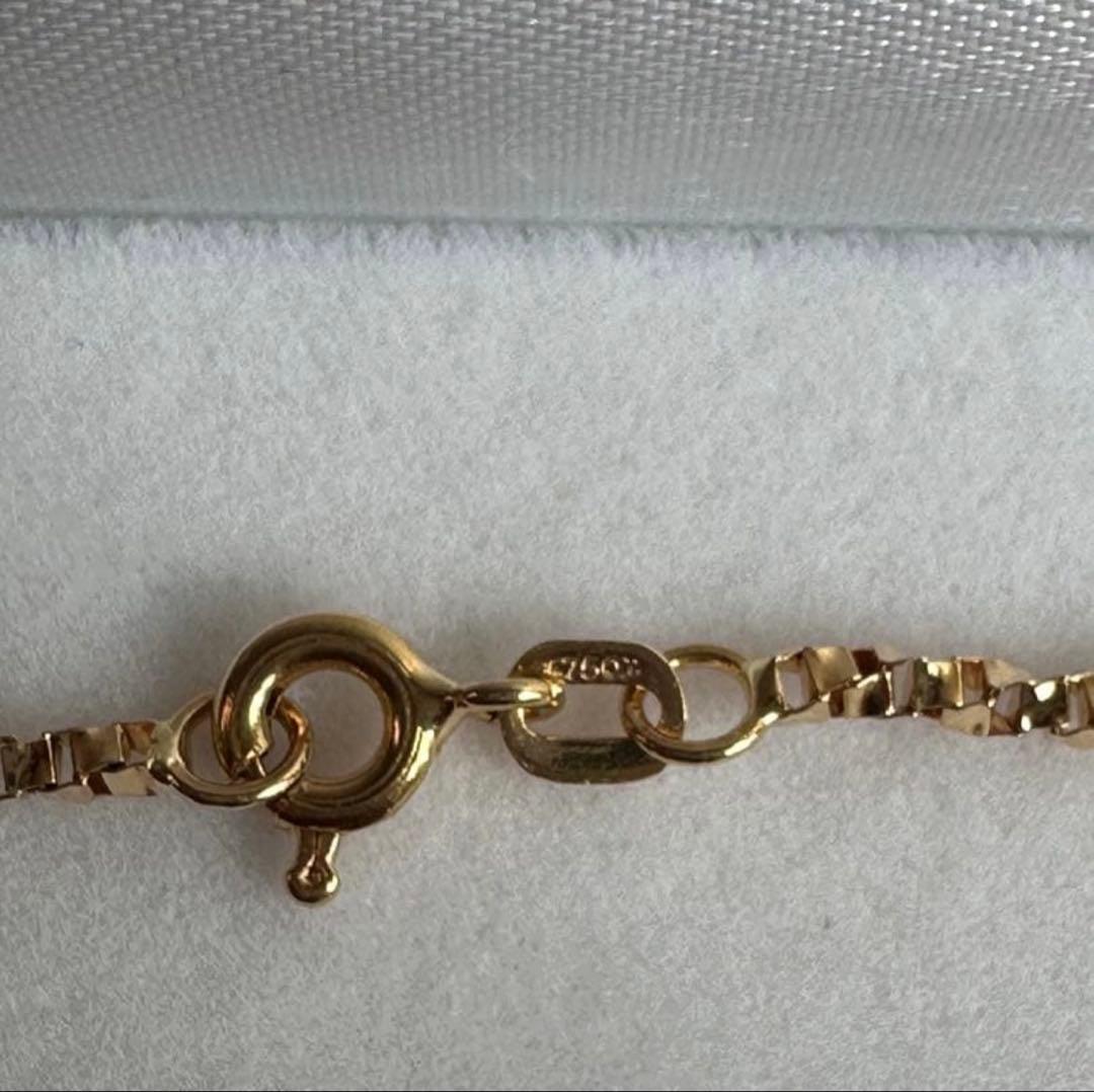 750チェーンネックレス　k１８　 45cm