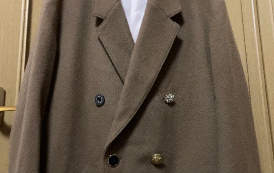 AMERI UND EMBELLISH PAPA JACKET Mサイズブラウン