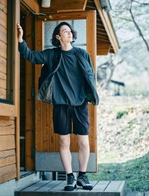 新品　25年春夏 NANGAナンガ　PLC エクスカーションカーディガン　黒　M