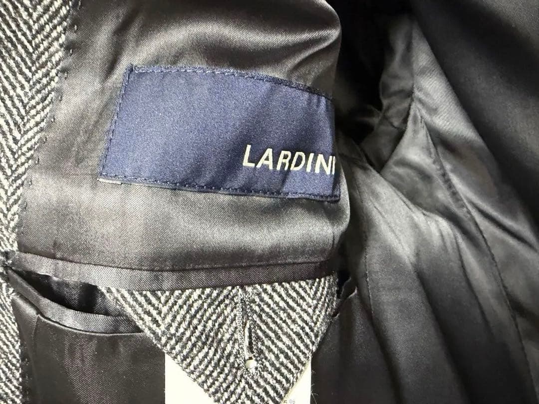 新品 LARDINI ラルディーニ チェスターコート グレー 44