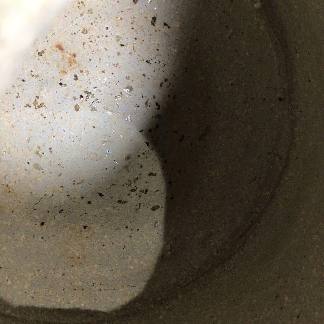 Ｐ５６４　水指　『信楽焼』『神山一陶造』『耳付水指』　共箱　茶道具