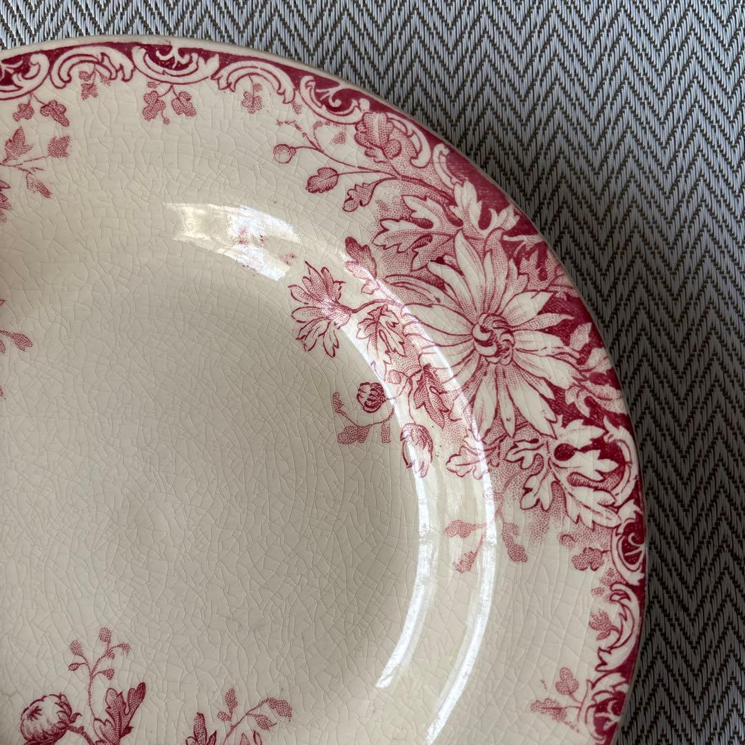 ⭐️ジアン⭐️秋の花⭐️深皿⭐️フランスアンティーク⭐️