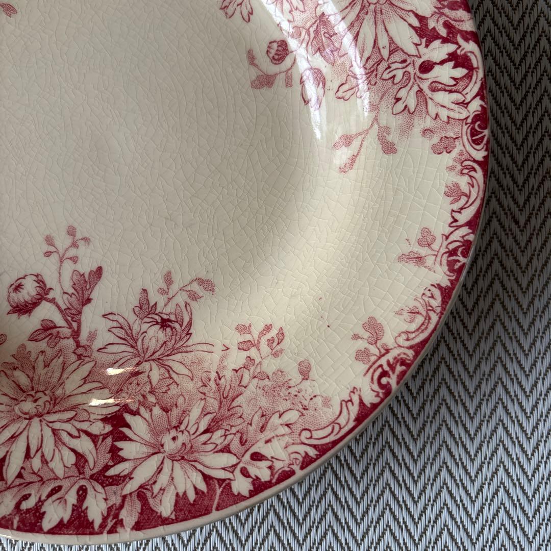 ⭐️ジアン⭐️秋の花⭐️深皿⭐️フランスアンティーク⭐️