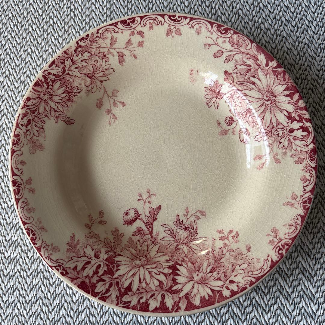 ⭐️ジアン⭐️秋の花⭐️深皿⭐️フランスアンティーク⭐️