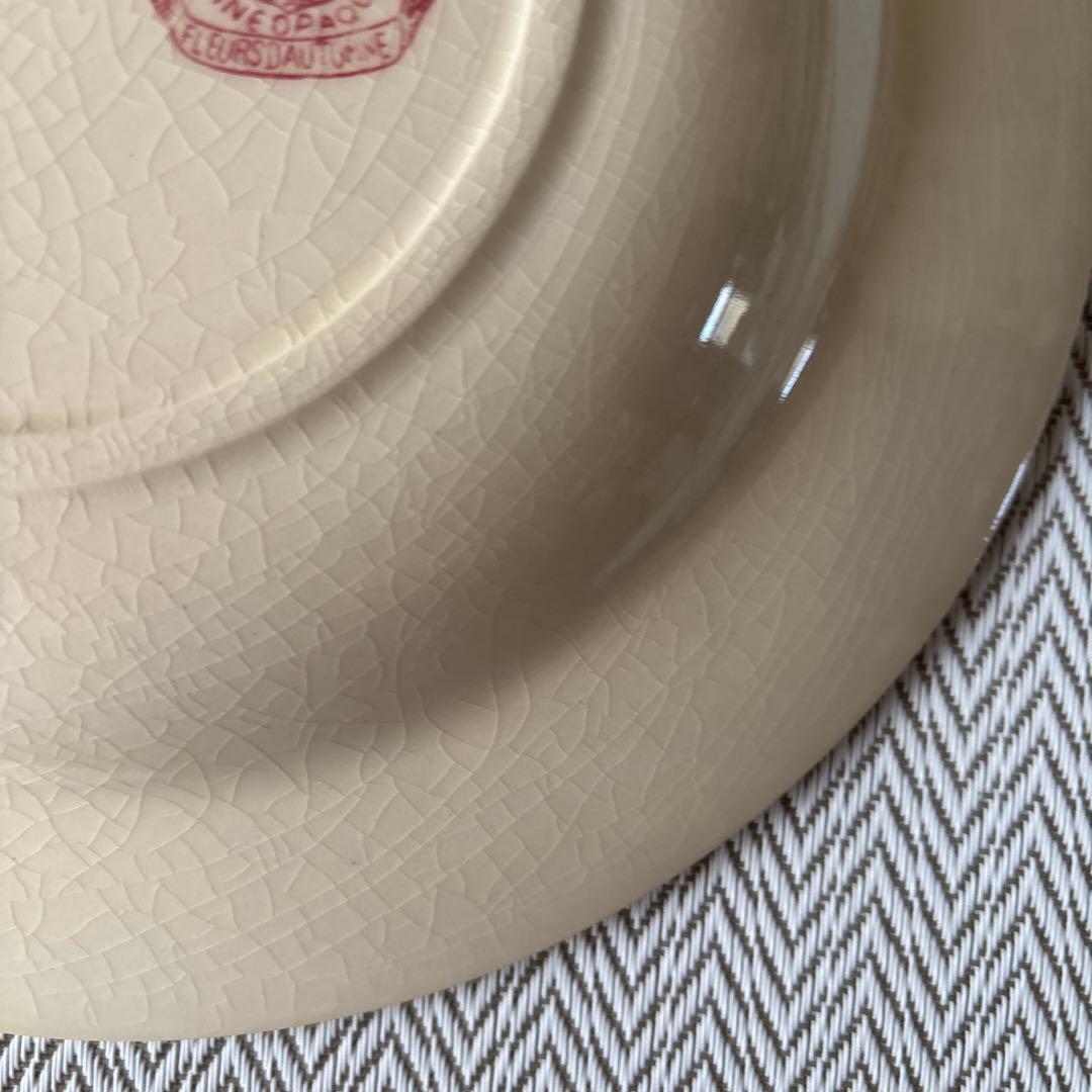 ⭐️ジアン⭐️秋の花⭐️深皿⭐️フランスアンティーク⭐️