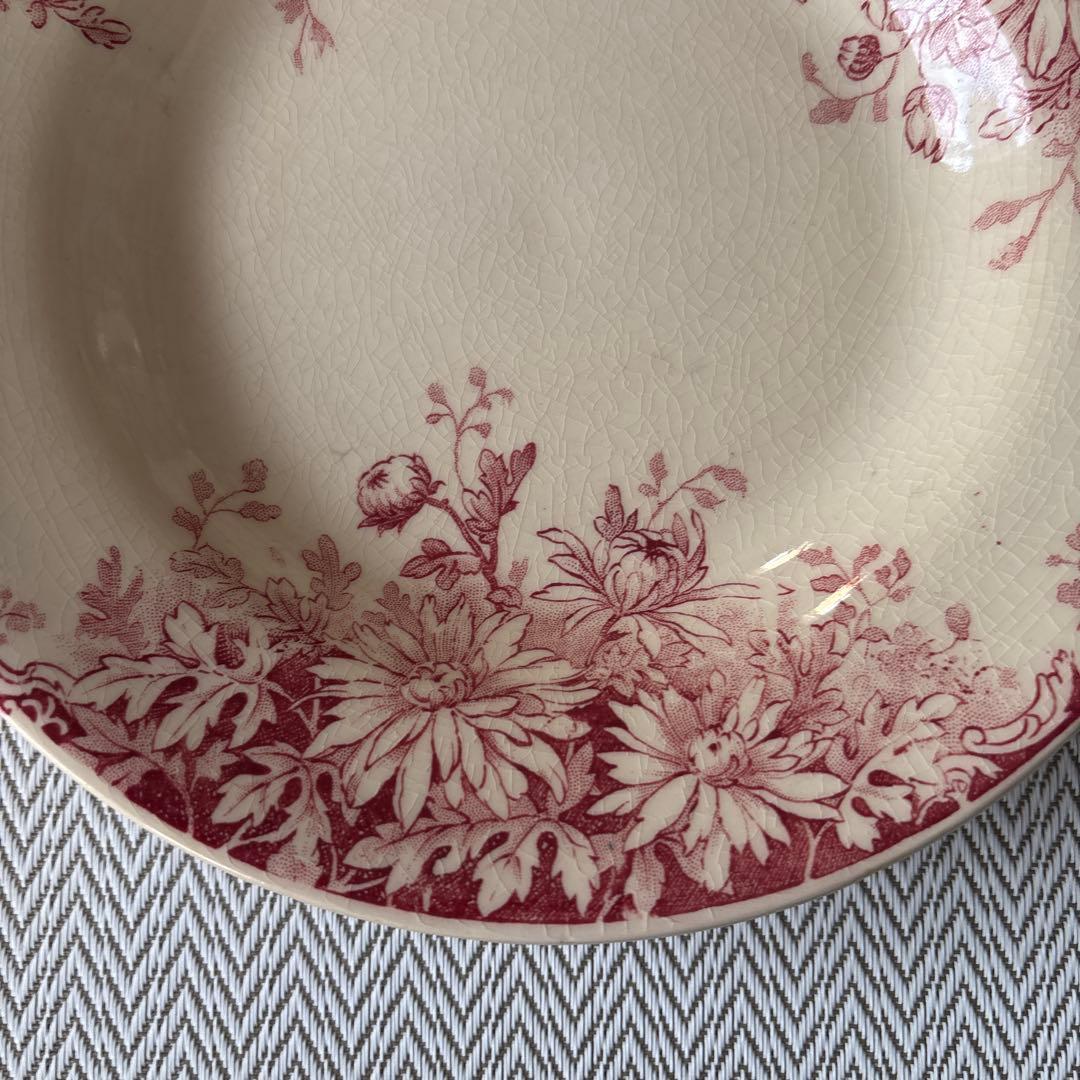 ⭐️ジアン⭐️秋の花⭐️深皿⭐️フランスアンティーク⭐️