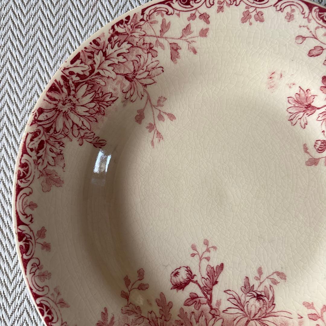 ⭐️ジアン⭐️秋の花⭐️深皿⭐️フランスアンティーク⭐️