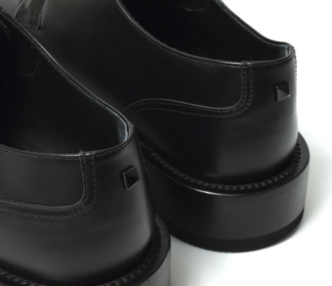 未使用15.6万 VALENTINO ヒールスタッズ ダービーシューズ 42