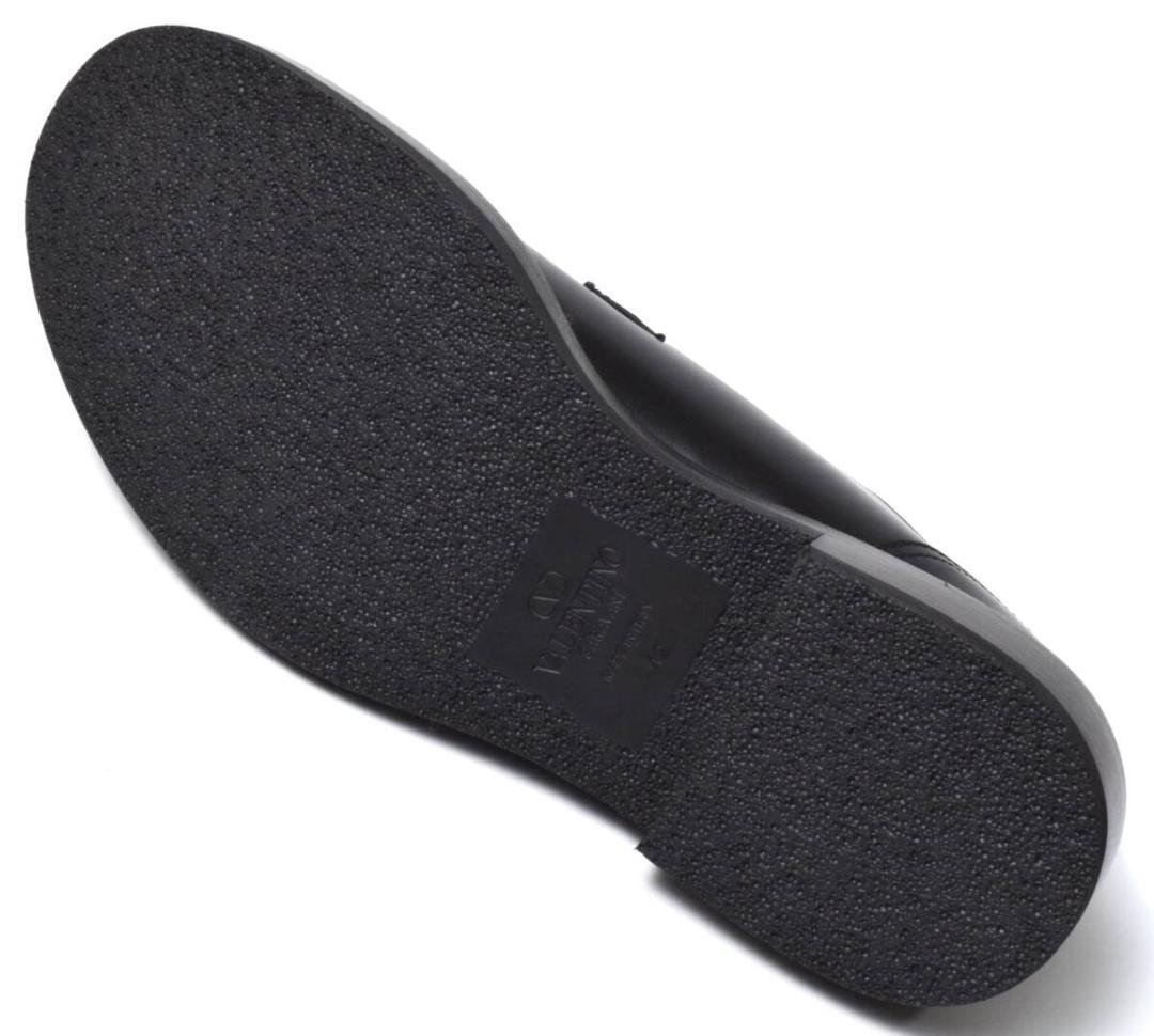 未使用15.6万 VALENTINO ヒールスタッズ ダービーシューズ 42