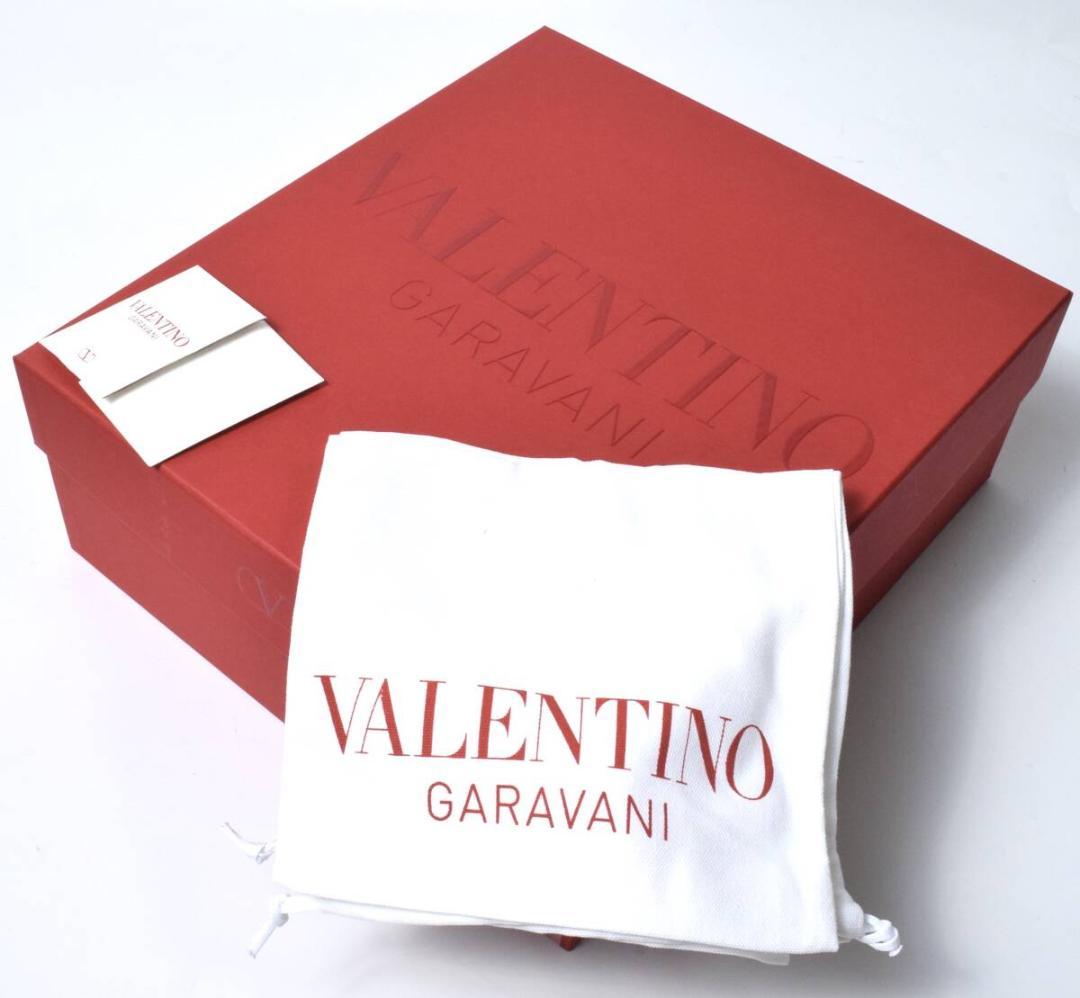 未使用15.6万 VALENTINO ヒールスタッズ ダービーシューズ 42