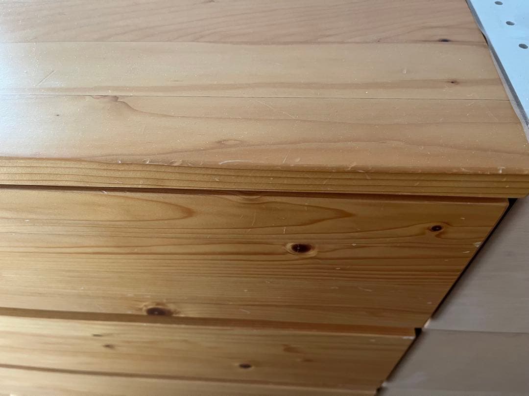 【　はるハル】無印良品 パイン材　チェスト4段 タンス