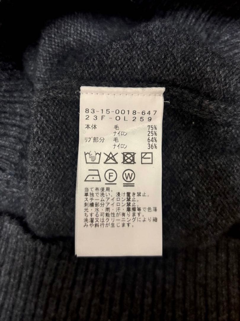 【美品】BEAMS GOLF ビームスゴルフ ミドルゲージ ハイネックニット