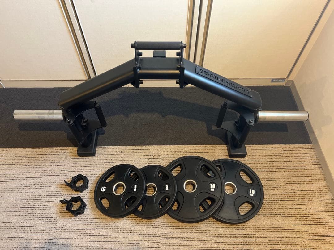 ヘックスバー LE-HB100 (10kg,5kg各2枚プレート付)引き取り限定