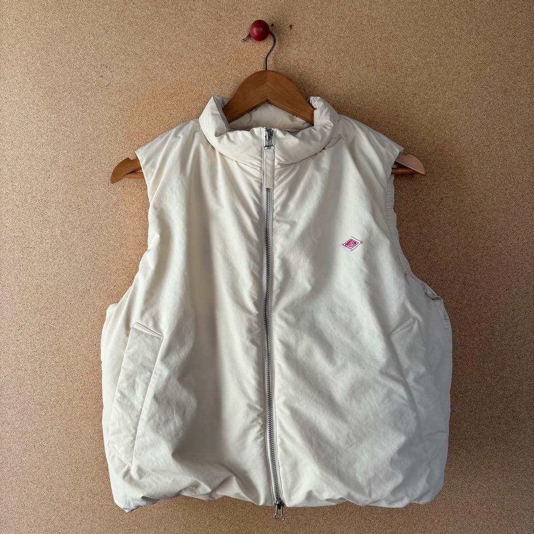 DANTON ハイロフトダウンベスト　アイボリー