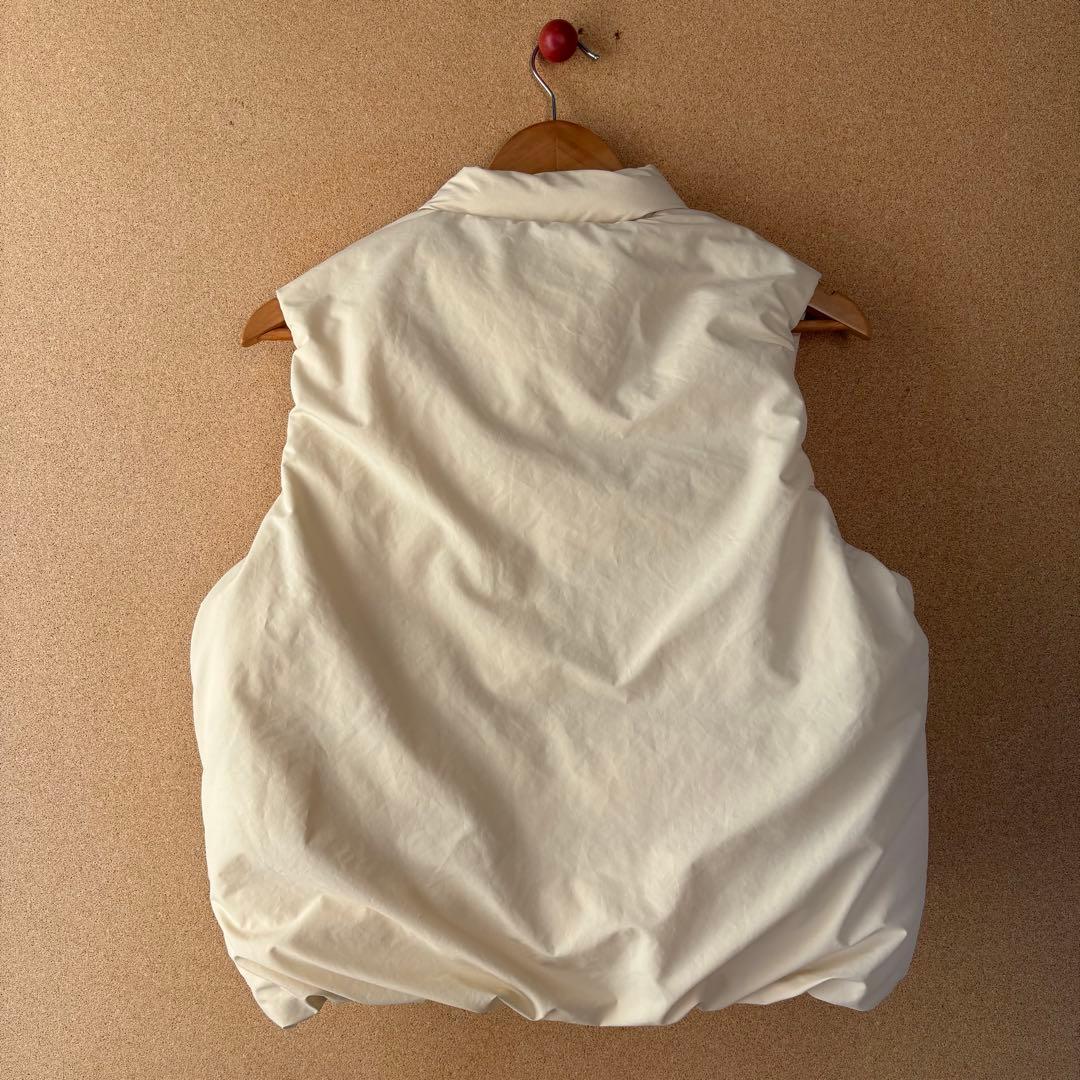 DANTON ハイロフトダウンベスト　アイボリー