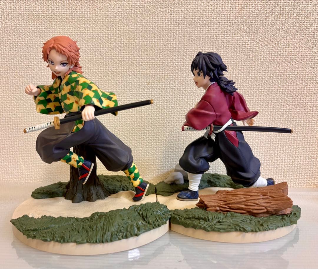 鬼滅の刃 幼少期の冨岡義勇＆錆兎＆ちょこのせ冨岡義勇 フィギュア3点